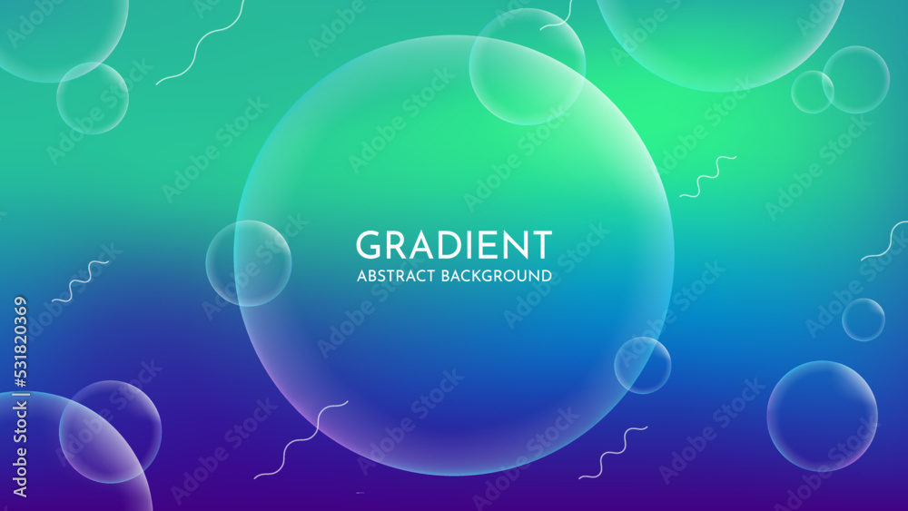 Gradient Modern Abstract Background. Bubbles background vector illustration Gradient Modern Abstract Background. Bubbles background vector illustration
