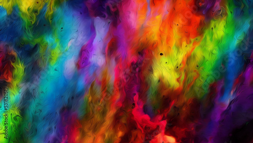 Explosion of color abstract background #71 © Ben