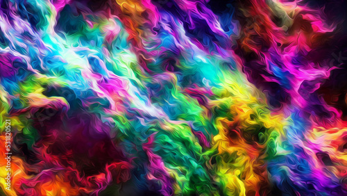 Explosion of color abstract background #72