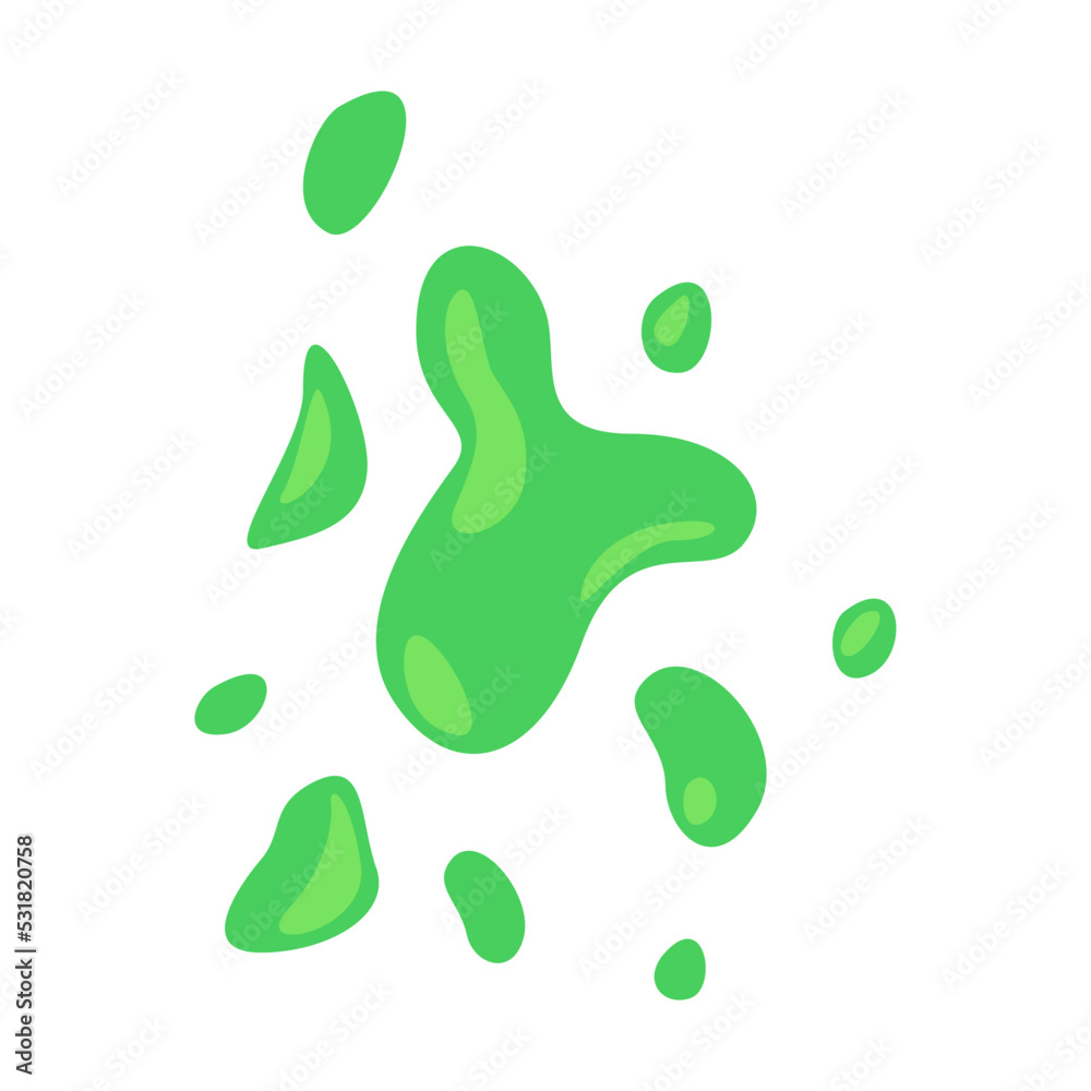 Decorative shapes and liquid borders for design. Toxic green slime flat for web design. Cartoon slimy goo splashes, blobs and mucus drops isolated vector Decorative shapes and liquid borders for design. Toxic green slime flat for web design. Cartoon slimy goo splashes, blobs and mucus drops isolated vector