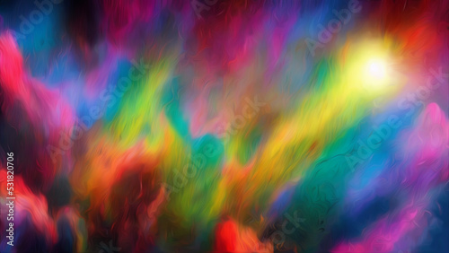 Explosion of color abstract background #86
