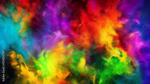 Explosion of color abstract background  87