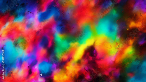 Explosion of color abstract background #93