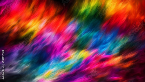 Explosion of color abstract background #94