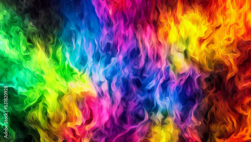 Explosion of color abstract background #96