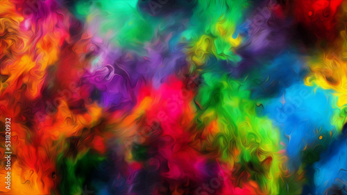 Explosion of color abstract background #98