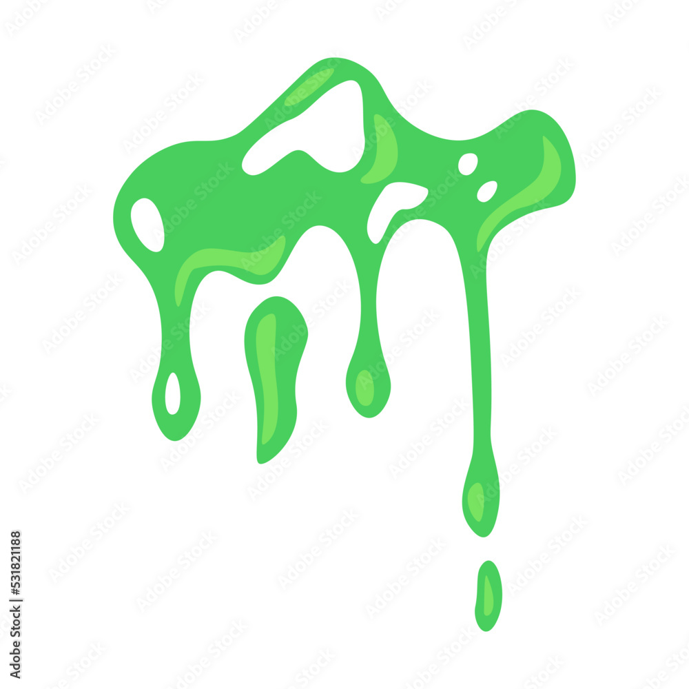 Toxic green slime flat for web design. Cartoon slimy goo splashes, blobs and mucus drops isolated vector illustration. Decorative shapes and liquid borders for design Toxic green slime flat for web design. Cartoon slimy goo splashes, blobs and mucus drops isolated vector illustration. Decorative shapes and liquid borders for design