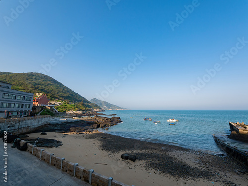 Coast landscape of the Beigan Island photo