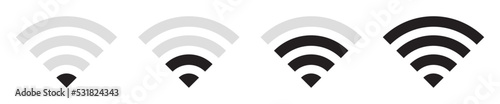 Wifi icon set