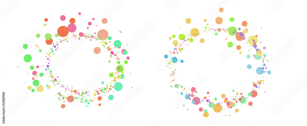 Memphis round confetti festive background in cyan blue, pink and yellow. Childish pattern And Bokeh confetti circles decoration holiday background. Memphis round confetti festive background in cyan blue, pink and yellow. Childish pattern And Bokeh confetti circles decoration holiday background.