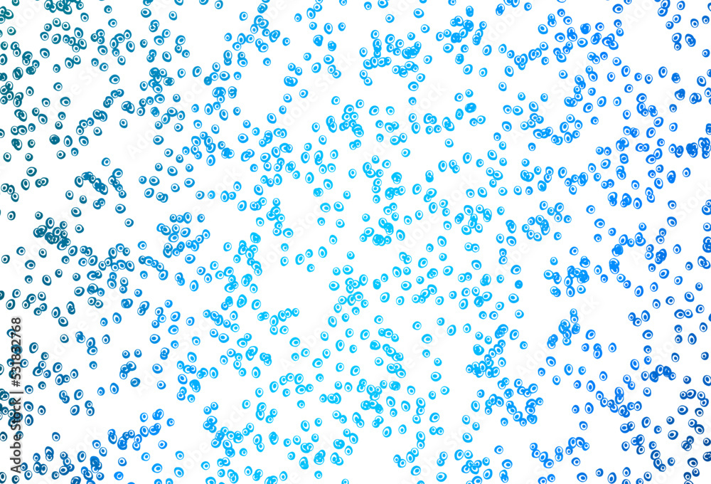 Light BLUE vector backdrop with dots.