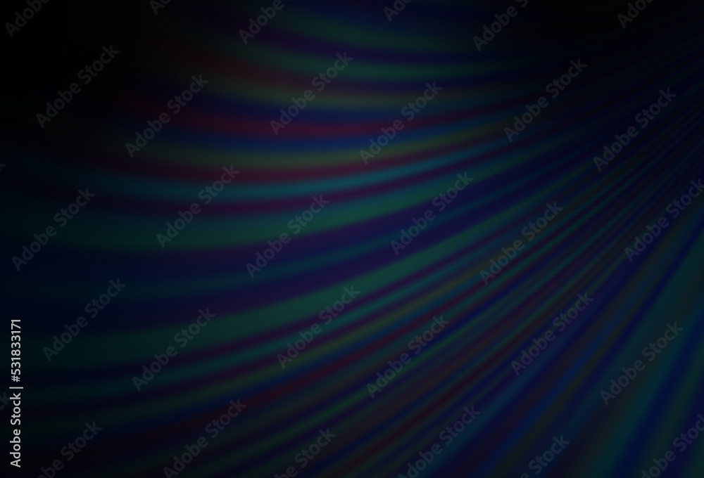 Dark BLUE vector template with abstract lines. Dark BLUE vector template with abstract lines.