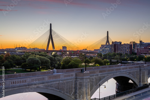 Fotografie The historical landmarks and sites of Boston, Massachusetts.