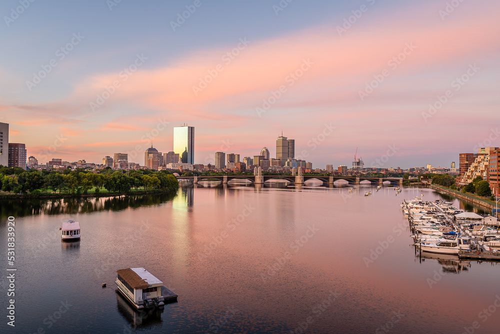 The historical landmarks and sites of Boston, Massachusetts.