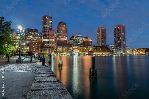 The historical landmarks and sites of Boston, Massachusetts.