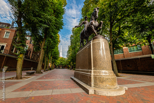 The historical landmarks and sites of Boston, Massachusetts. photo