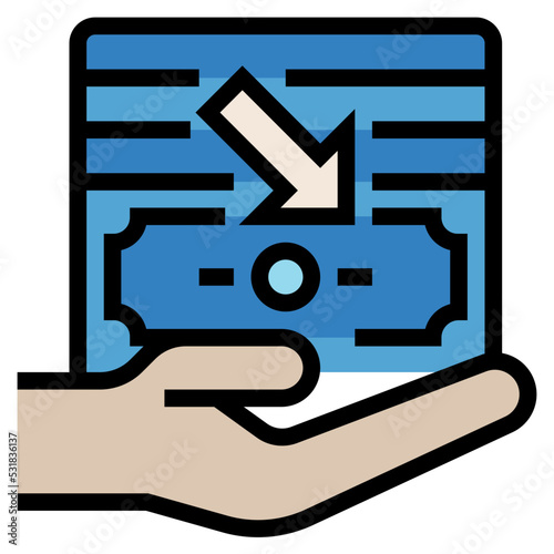 cost reduction icon