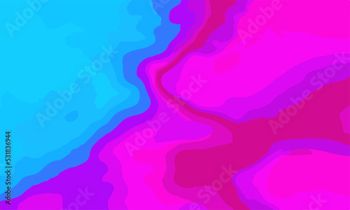 Gradient wavy abstract pink discord background. Vector