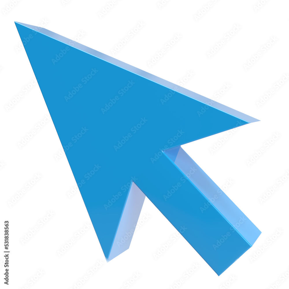Pointer icon 3d