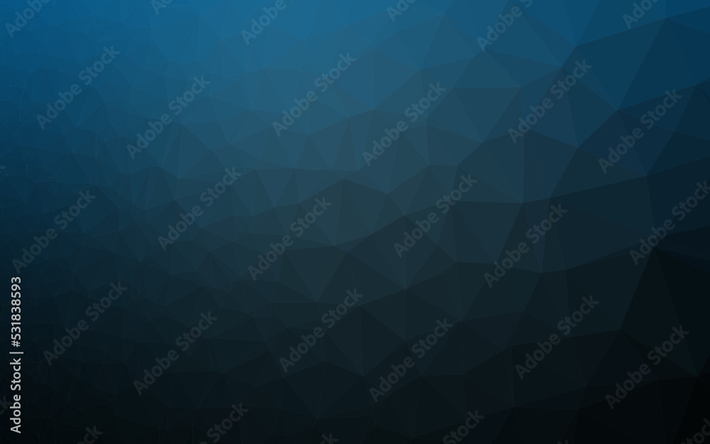 Dark BLUE vector abstract mosaic backdrop. Dark BLUE vector abstract mosaic backdrop.