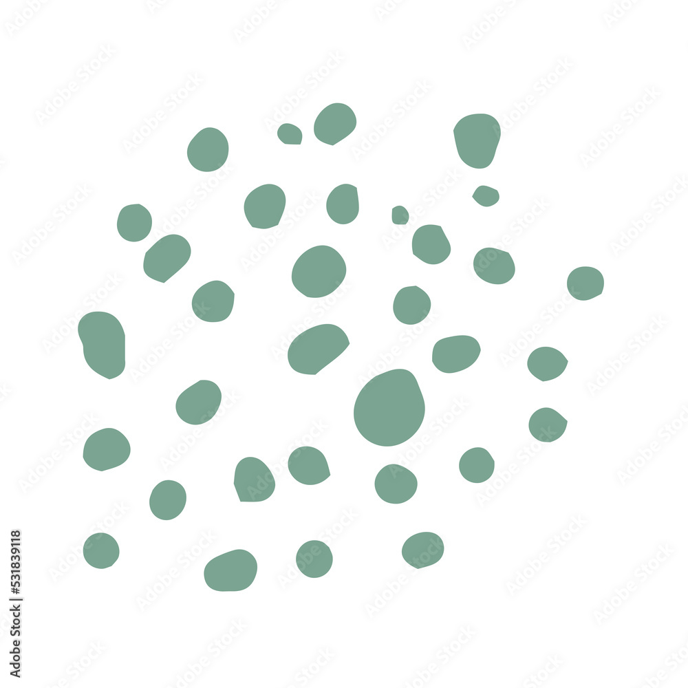 Hand drawn Abstract Dot Shape Hand drawn Abstract Dot Shape