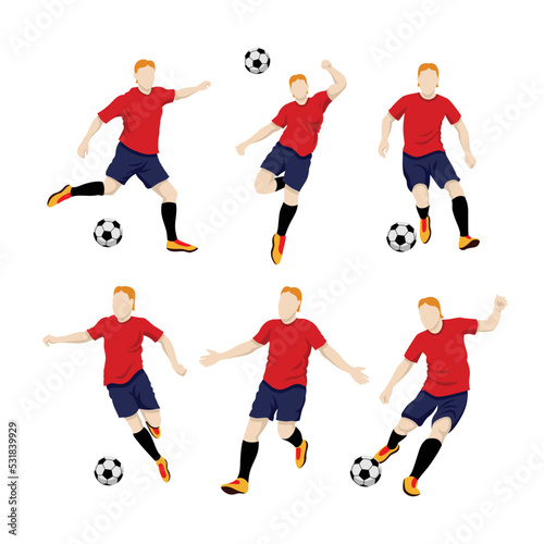 Spain Football Player Man Illustration World Cup 2022