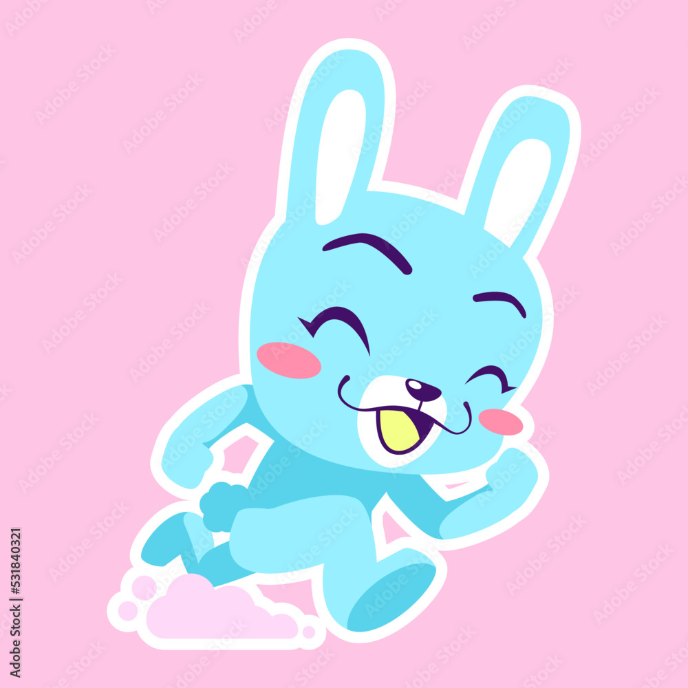 cute little bunny drawing cartoon, rabbit sticker cute little bunny drawing cartoon, rabbit sticker