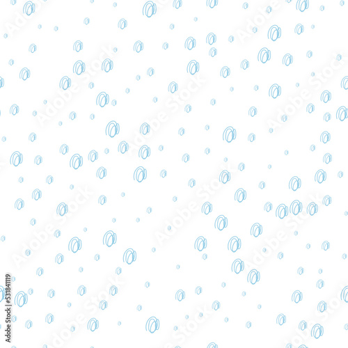 seamless pattern background with bubbles