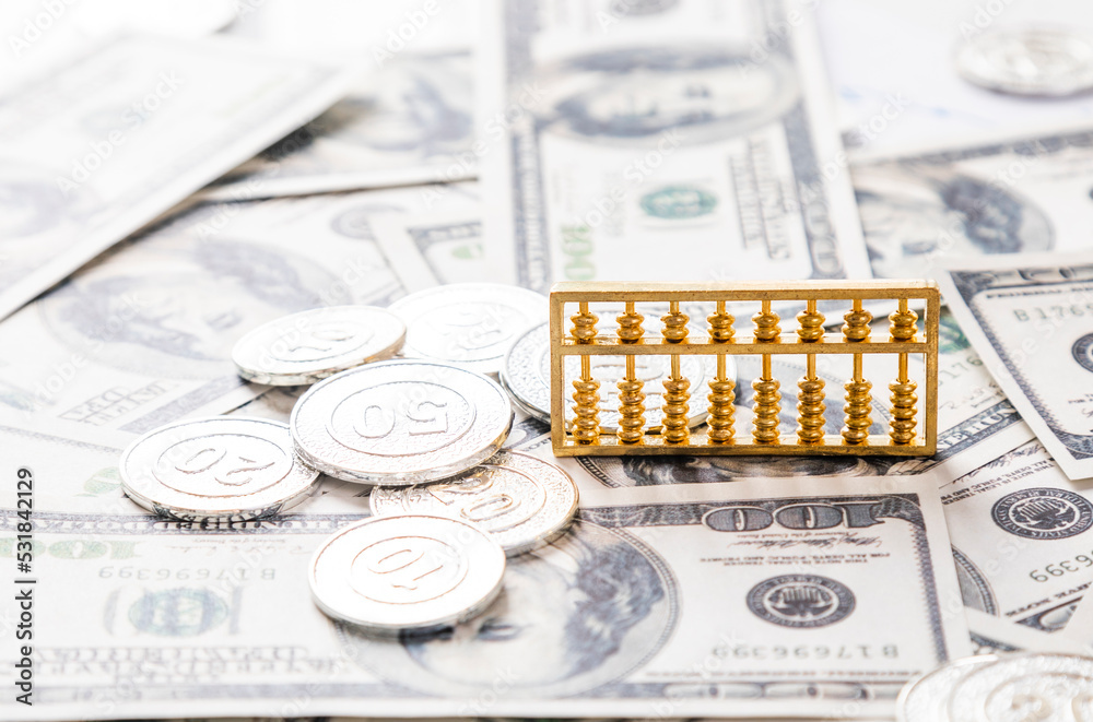 Fototapeta premium Financial investment stock growth concept map