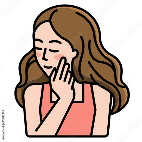 woman line icon