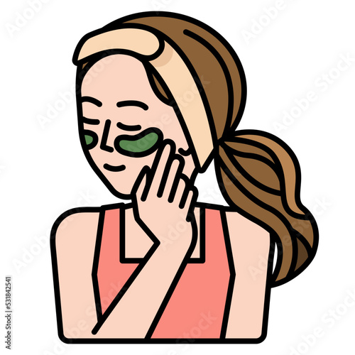 woman line icon