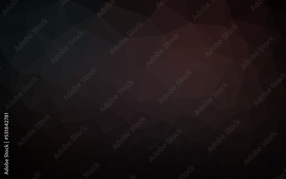 Dark Black vector triangle mosaic template. Dark Black vector triangle mosaic template.