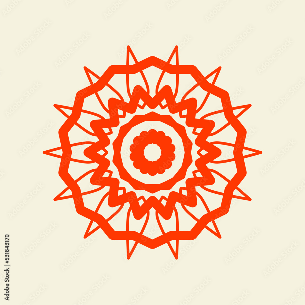 asian mandala vector illustration, blooming lotus asian mandala vector illustration, blooming lotus