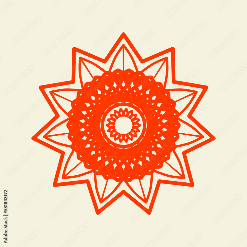 asian mandala vector illustration, blooming lotus asian mandala vector illustration, blooming lotus