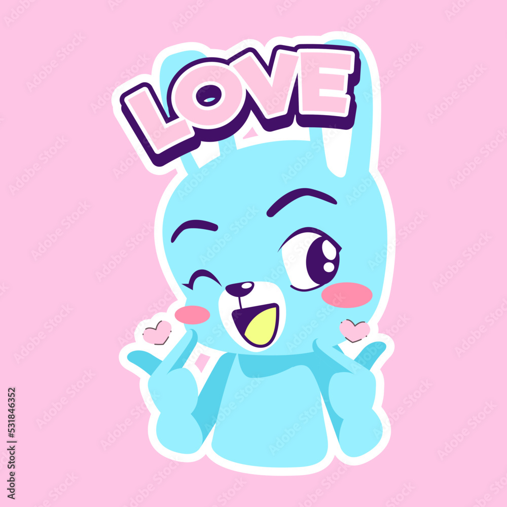 cute little bunny drawing cartoon, rabbit sticker cute little bunny drawing cartoon, rabbit sticker