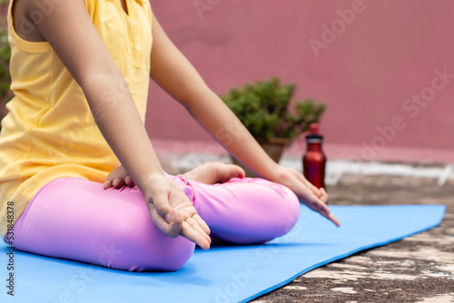 Yoga a healthy lifestyle © soumen
