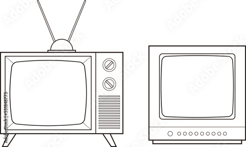 レトロなテレビ