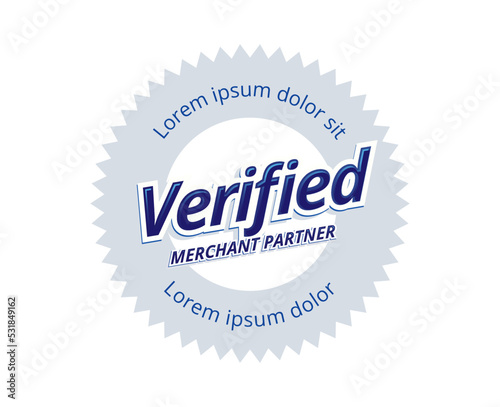 Circle Verified Merchant Logo Badge