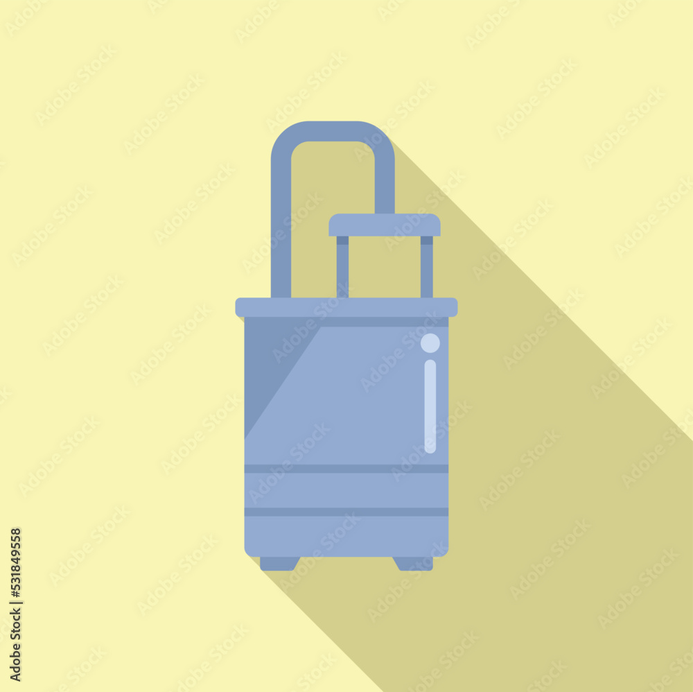 Fototapeta premium Product pot icon flat vector. Food production. Farm process