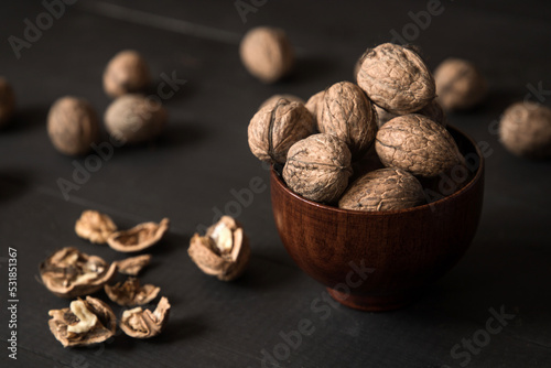 healthy walnuts on the table