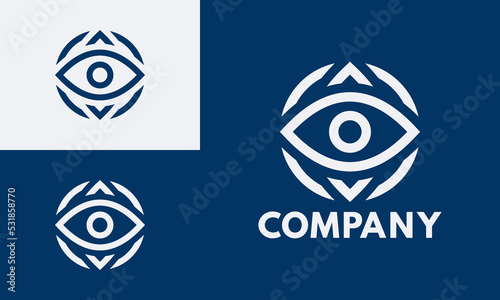 lens eye logo that has 360 degree vision