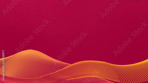 abstract background with waves