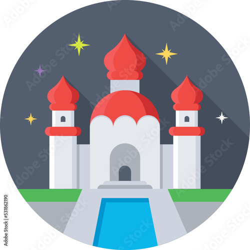 Wallpaper Mural Castle Vector Icon  Torontodigital.ca