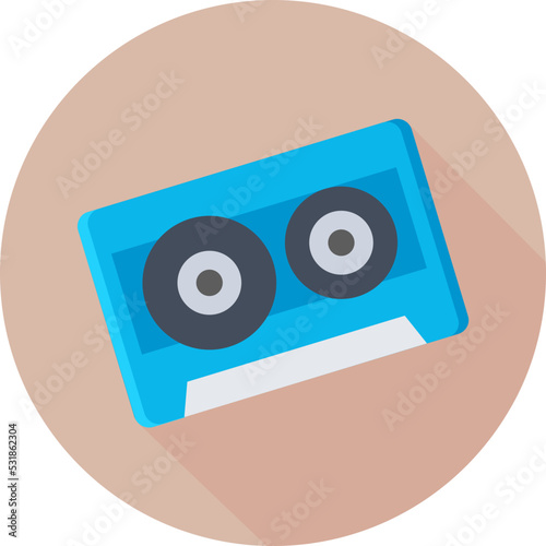 Cassette Vector Icon 