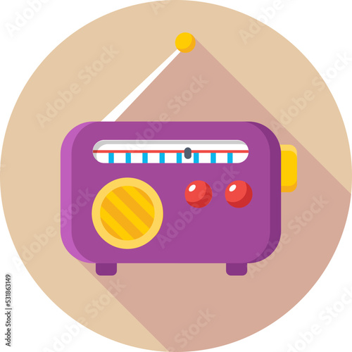 Boombox Vector Icon 