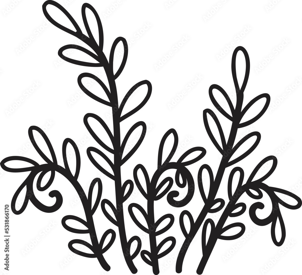 Hand Drawn cute indoor plant illustration Hand Drawn cute indoor plant illustration