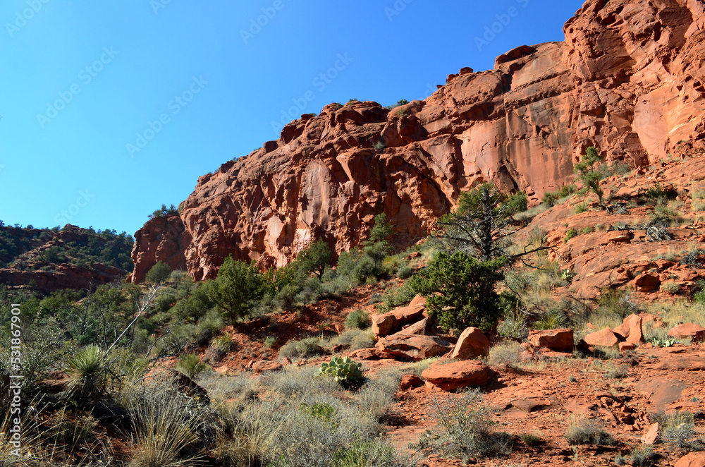Fototapeta premium Red Rock Sandstone Mesa in Sedona Arizona