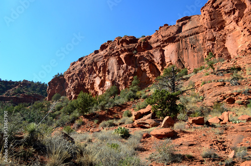 Red Rock Sandstone Mesa in Sedona Arizona