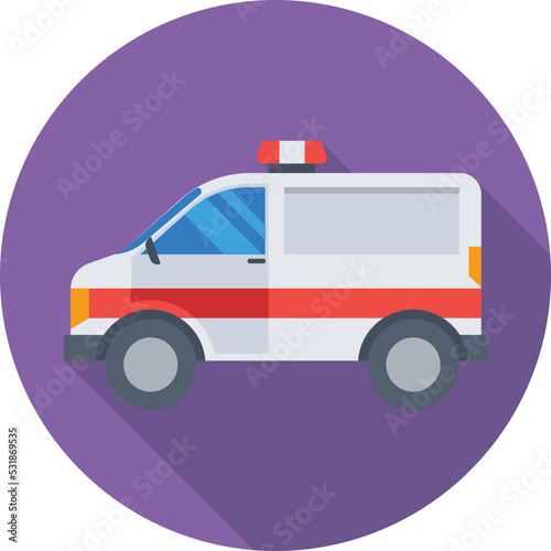 Ambulance Vector Icon