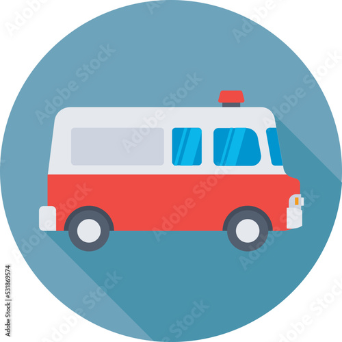 Ambulance Vector Icon